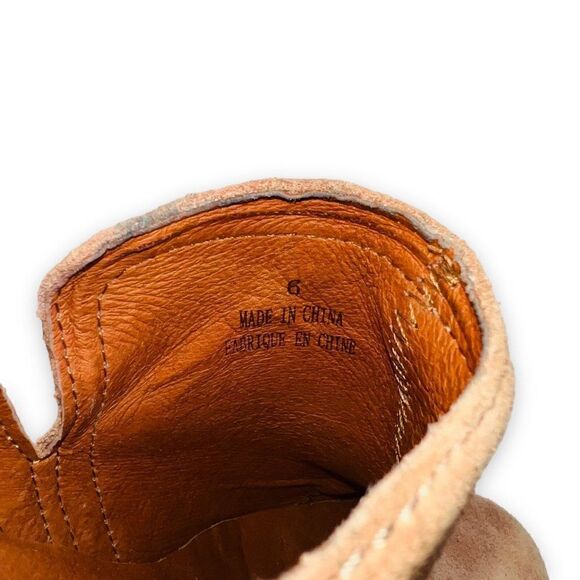 Jeffrey Campbell Rosalee Ankle Booties Blush Pink Suede Women's 6 - Picture 9 of 10